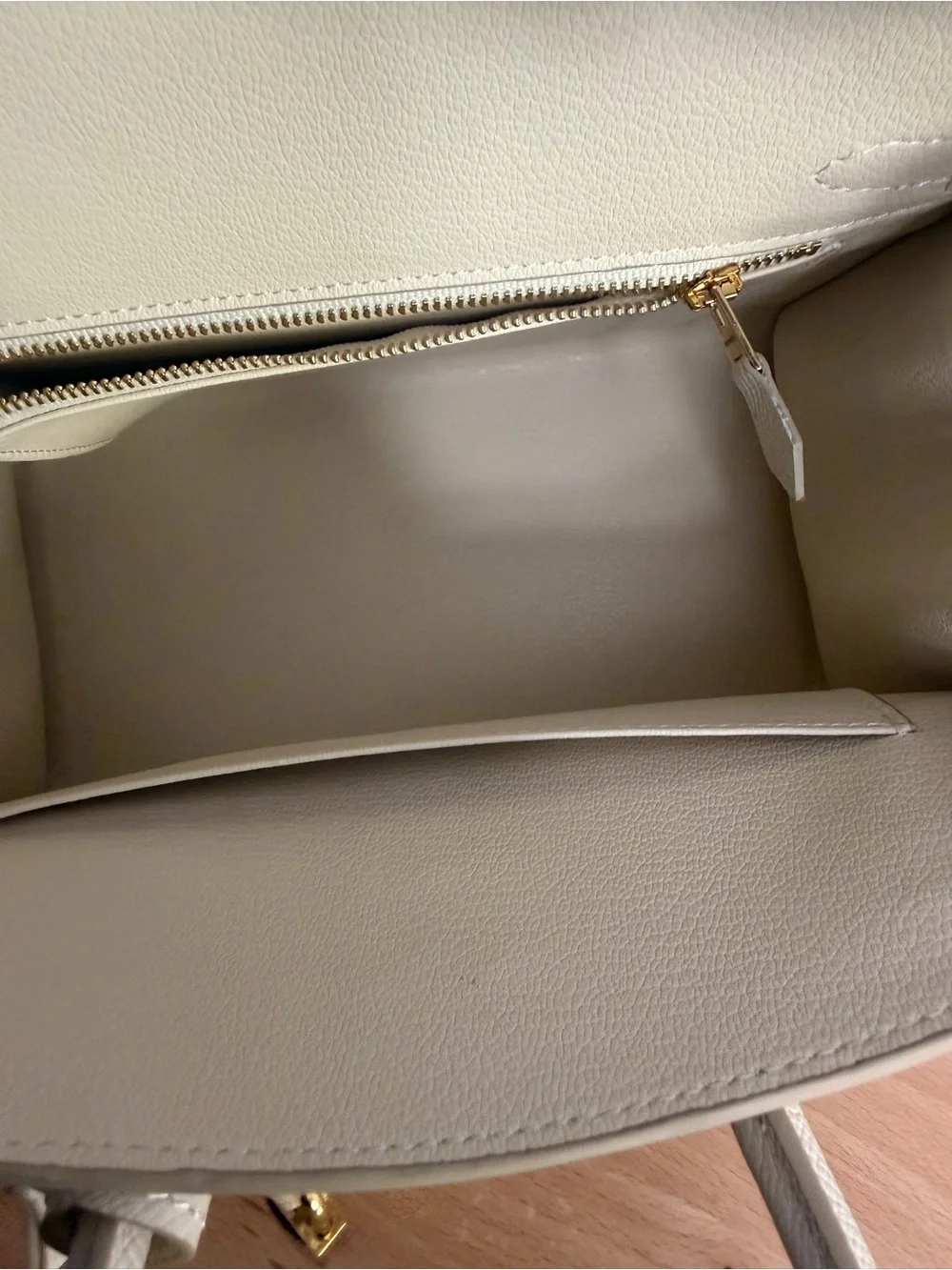 Epsom Craie white GHW Sellier Birkin 25